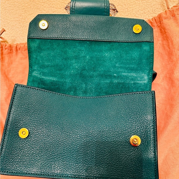 100% Authentic Miu Miu Leather Shoulder Bag, Perfect Condition, Gemstone Details - Picture 4 of 6